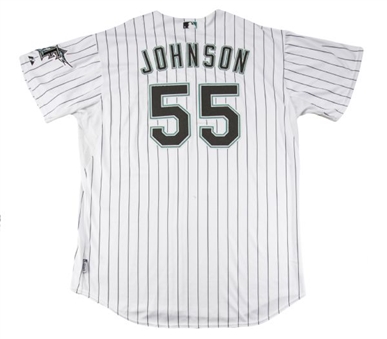 2009 Josh Johnson Game Worn Florida Marlins Home Jersey (MLB Authenticated)